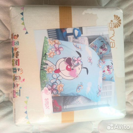 Комплект постельного белья в детскую кроватку