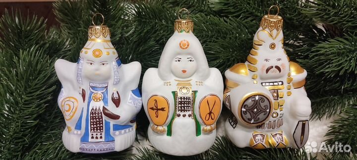 Елочные игрушки стекло