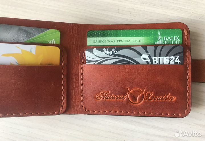 Кошелек кожаный портмоне мужской натуральная кожа