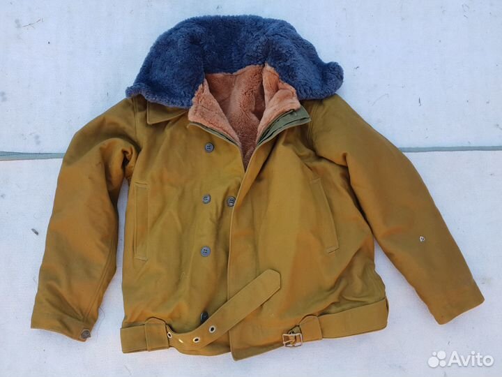 Меховой бушлат, танковый, бекеша, тулуп, техничка