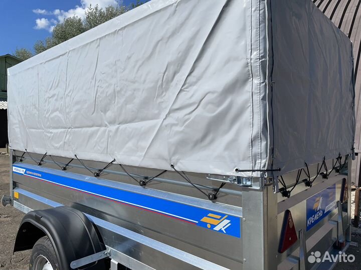 Прицеп легковой оцинкованный 2.25Х1.3 с тентом