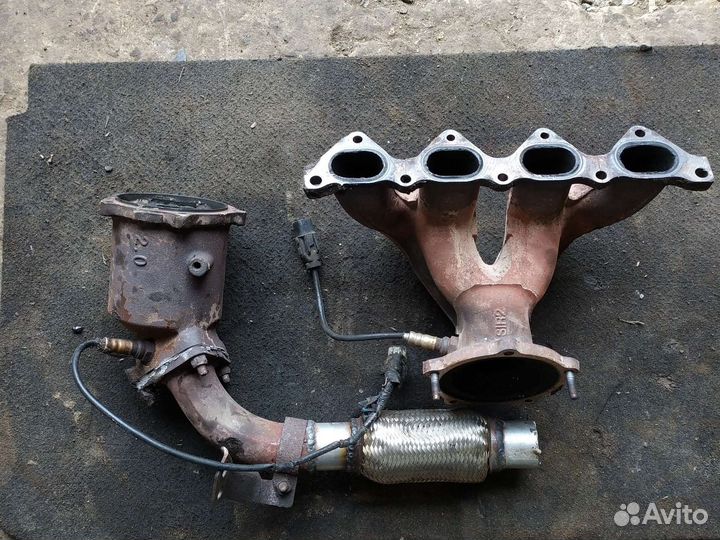 Выпускной коллектор hyundai sonata 4 2 л