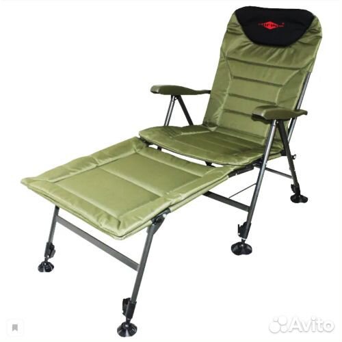 Кресло карповое Mifine 55071 c подставкой для ног