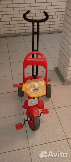 Велосипед детский с ручкой