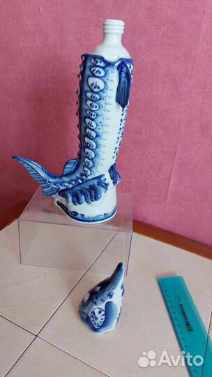 Штоф Осетр Гжель