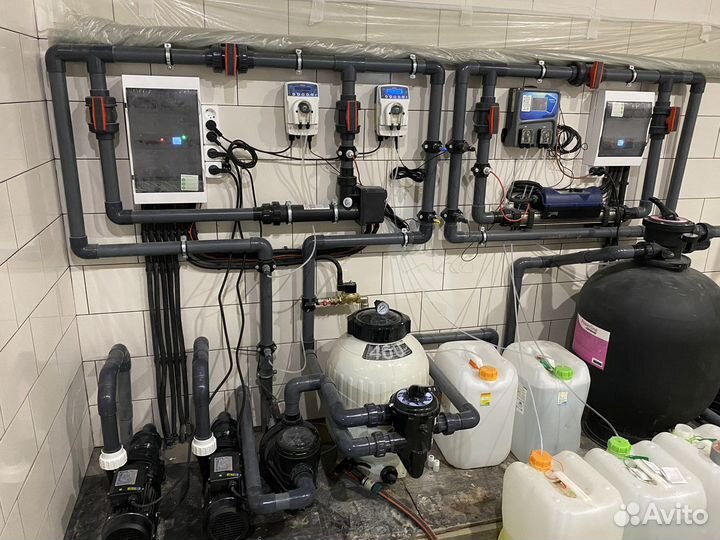 Монтаж оборудования для бассейнов