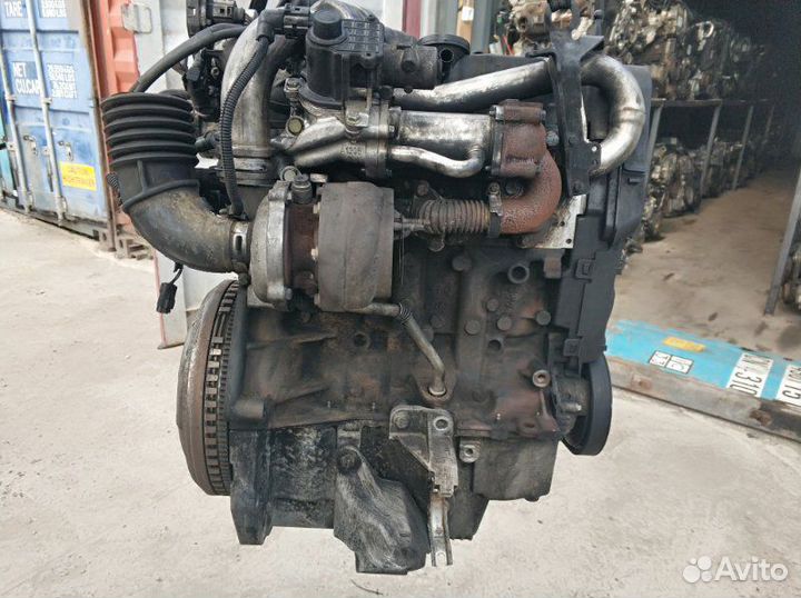 Двигатель Рено Renault K9K 732 DCI дизель Сименс