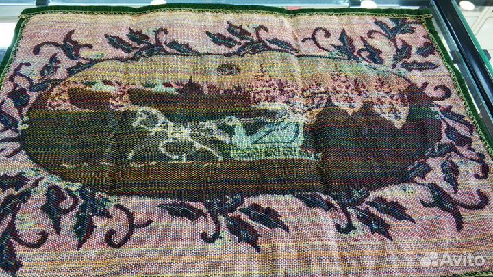 Винтаж, рождественская салфетка на стол, гобелен