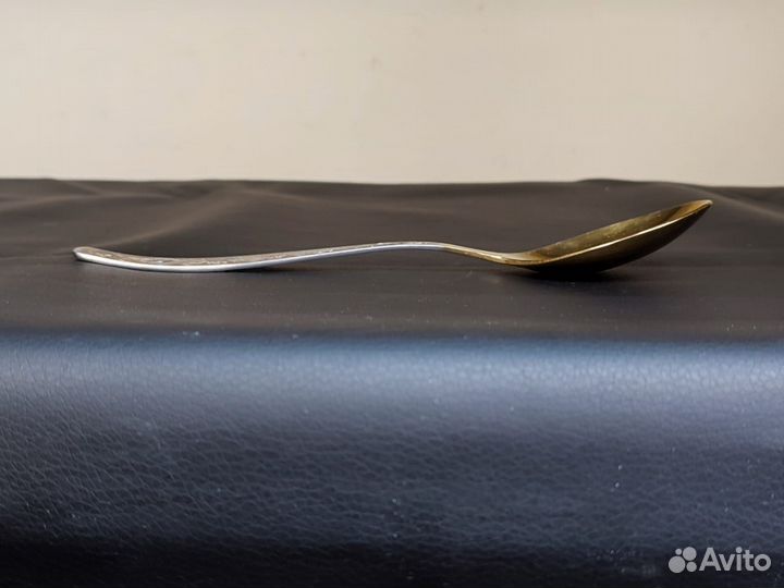 Ложка столовая нержавейка с жёлтой лопастью