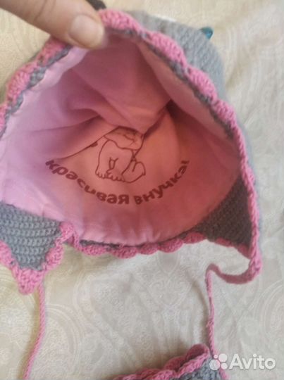Комплект шапка и шарф для девочки 5 лет
