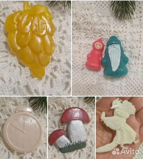 Елочные игрушки СССР