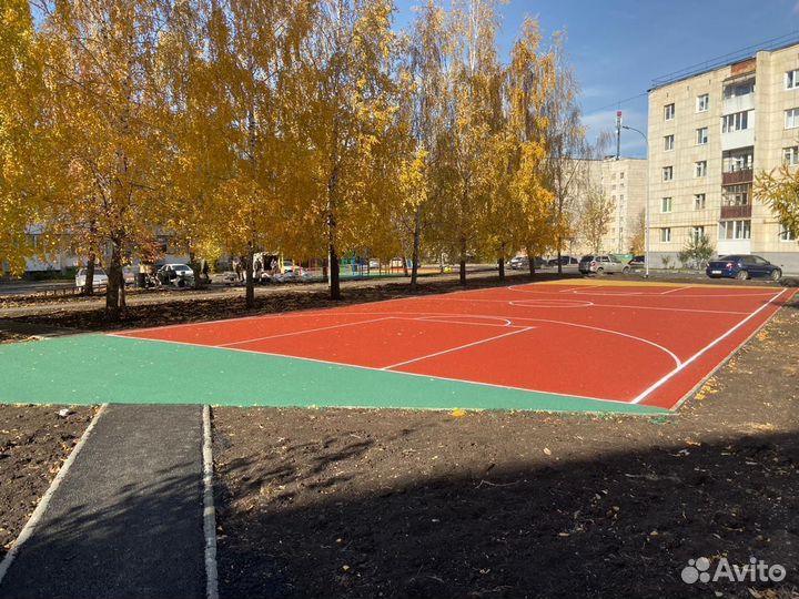 Покрытие из резиновой крошки