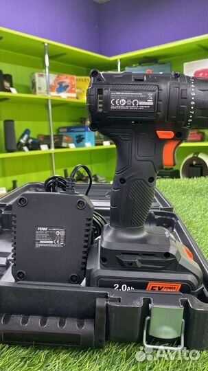 Аккумуляторная дрель-шуруповёрт ferm CDM1168