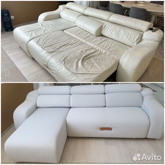 Перетяжка,реставрация мягкой мебели