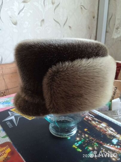 Шапка формовка из норки 56 размер