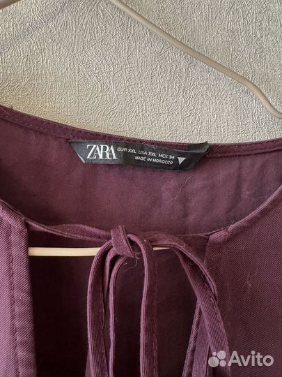 Платье Zara с рукавами - фонариками