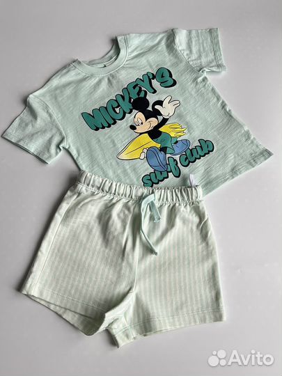 Футболка шорты H&M (92) Микки