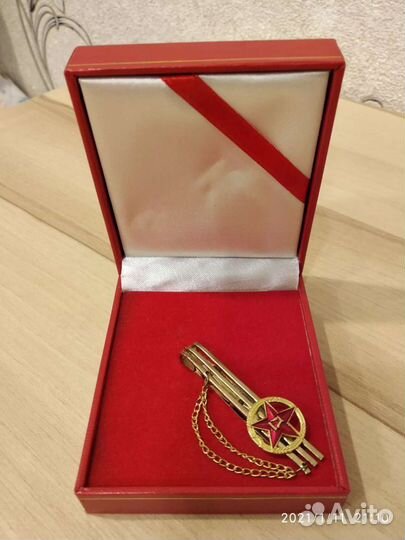 Зажим для галстука с логотипом армии Китая