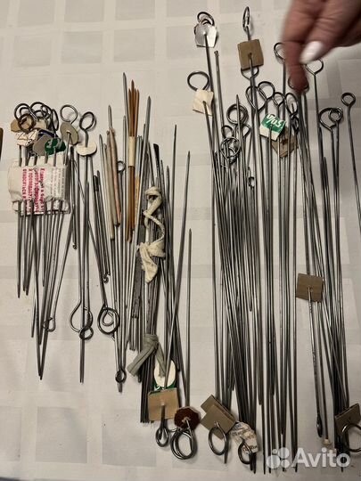 Спицы для вязания, веретено, пяльцы СССР