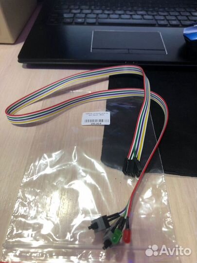 Кабель питания для пк вкл/выкл 65см
