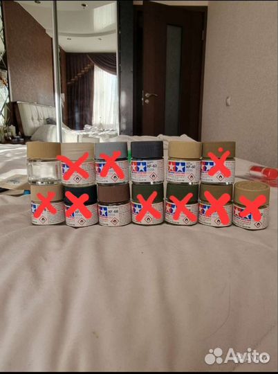 Краски tamiya и звезда для моделей