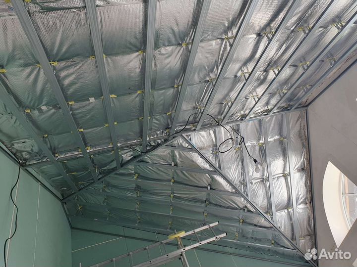 Монтаж Гипсокартона Г К Л Стены Потолки Короба