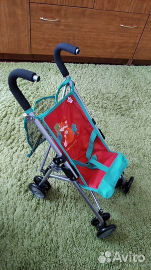 Коляска для кукол, скатерть Peppa в подарок