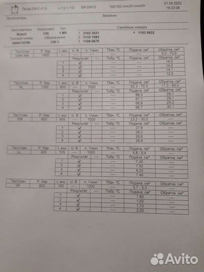 Форсунки 0445110092 / 0445110186 Kia/Hyundai d4cb