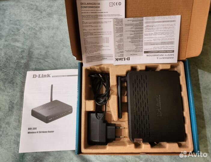 Wifi роутер D link dir-300 (wireless n 150) домашн