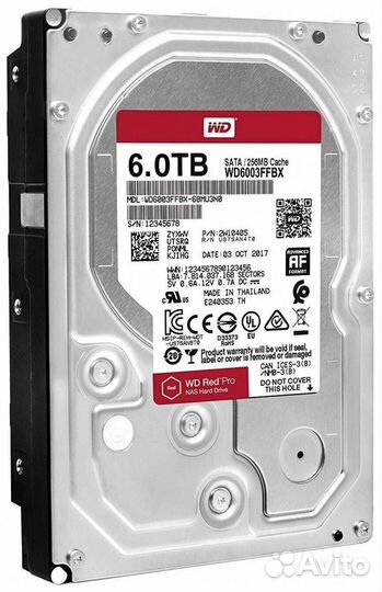 HDD Western Digital 6 Tb WD6003ffbx