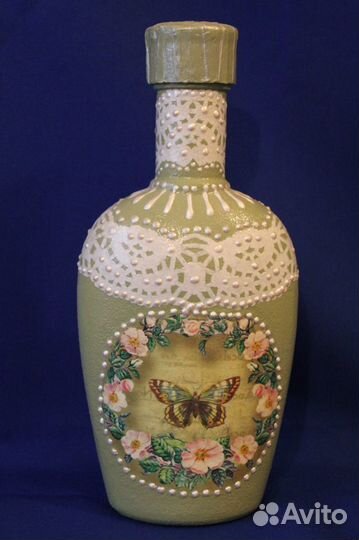 Бутылка декоративная в ассортименте