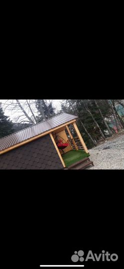 Эко домики в Домбае