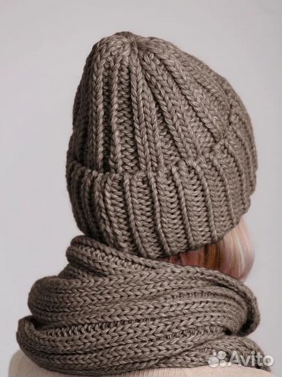 Комплект головного убора inverno какао