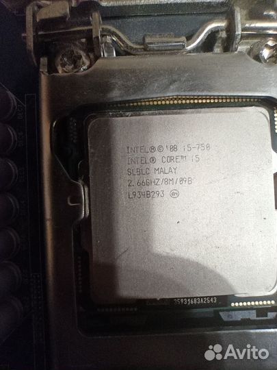 Материнская плата с процессором i5