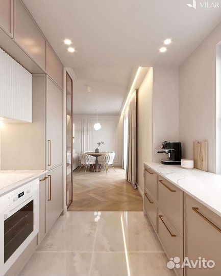 Кухня встраиваемая на заказ