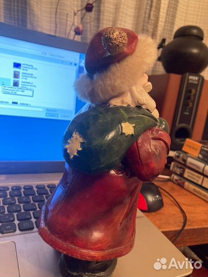 Старинная ёлочная игрушка дед мороз