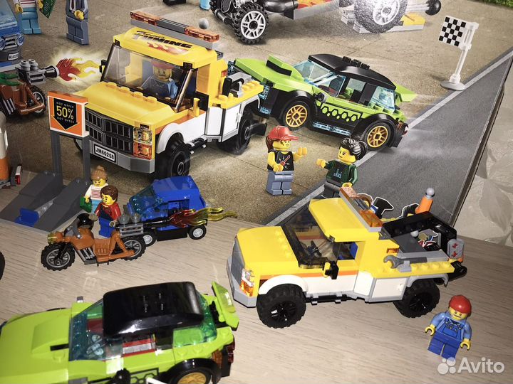 Lego City тюнинг мастерская