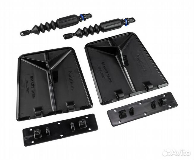 Комплект транцевых плит Nauticus серии SX черные 9