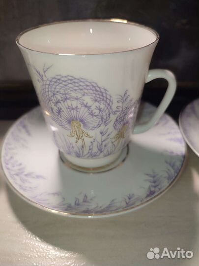 Чашечки кофейные костяной фарфор лфз 