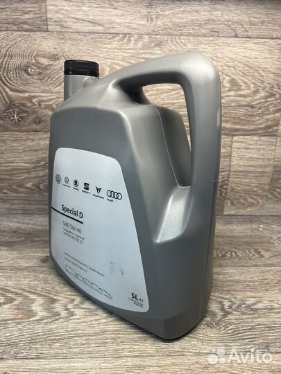 Масло моторное VAG Special D 5w40, 5л