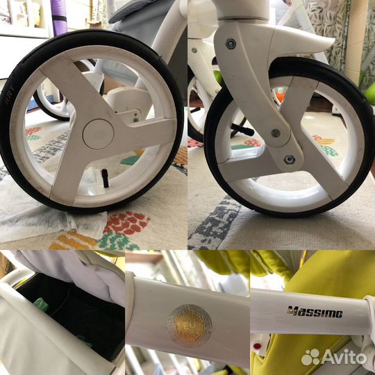 Детская коляска 2в1 Adamex Massimo deluxe