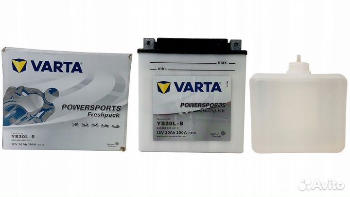 Аккумулятор для мототехники Varta YB30L-B moto