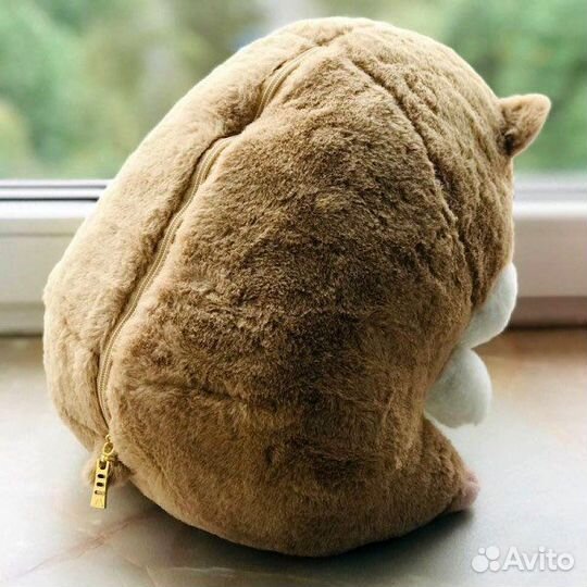 Мягкая игрушка Хомяк 3в1 (Плед, подушка, игрушка)