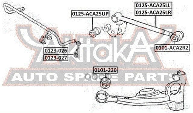 0101-220 сайлентблок 0101220 asva