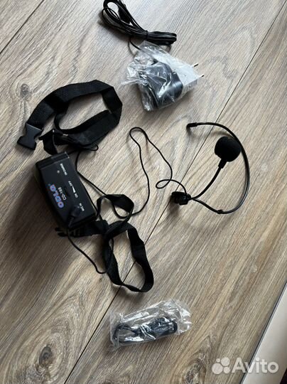 Радиомикоофон наушники инструктора:экскурсовода