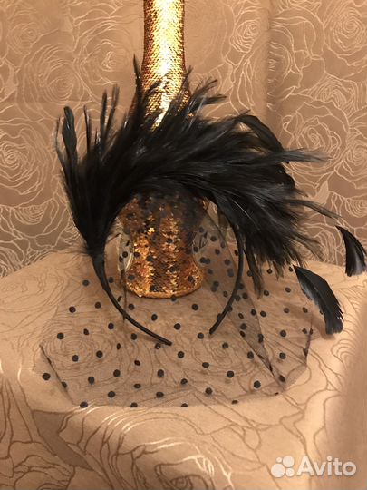 Диадема, корона, ободок—вуаль на праздник