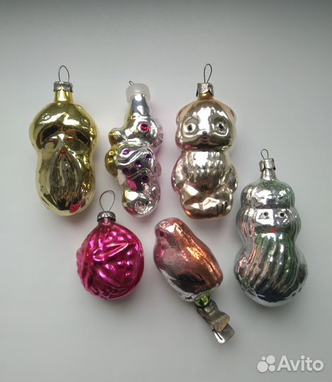 Ёлочные игрушки СССР