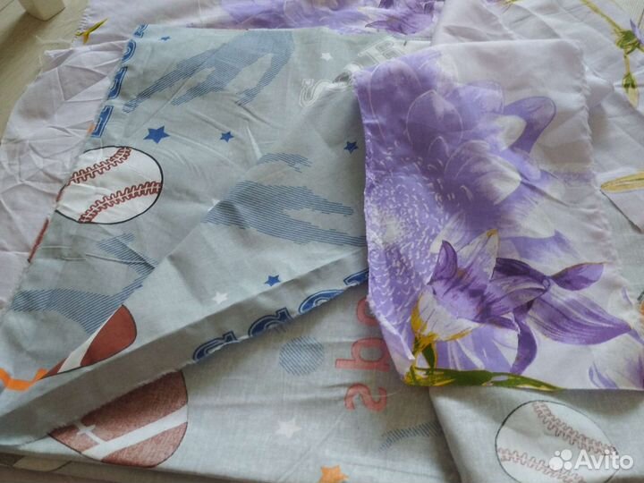 Куски ткань много