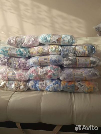 Пряжа alize puffy color