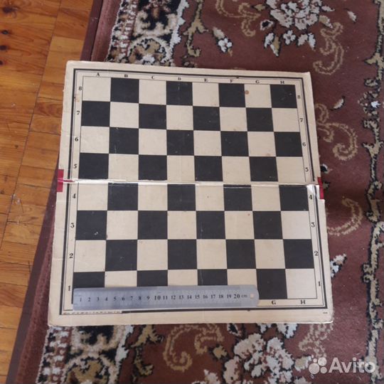 Поле доска для Шахмат шашек картон